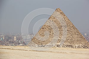 The Pyramids of Giza, Cairo, Egypt.