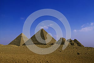 pyramids in Giza, Egypt