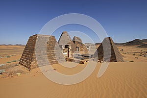 Pyramids of the Kushite rulers at MeroÃ«