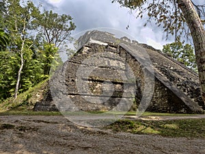 Pyramids in Nation`s most significant Mayan city of Tikal Park, Guatemala