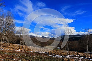 Pyrenean countryside in Aude, France