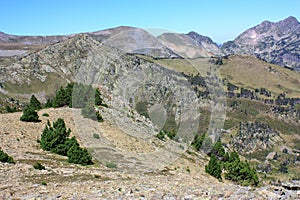 Pyrenean mountain in Capcir, France