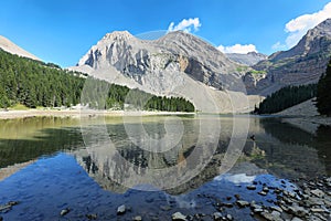Pyrenees lake Ibon de Plan Basa de la Mora,Spain