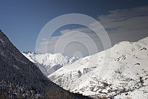 Pyrenees mountain view