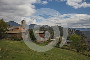 Pyrenees mountain village of Ars photo