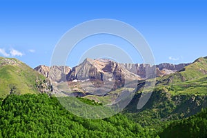 Pyrenees peaks Panticosa scenics Huesca Aragon