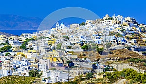 Pyrgos Kallistis. Santorini, Cyclades islands. Greece. Tradition