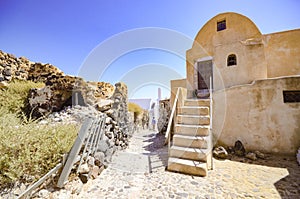 Pyrgos village, Santorini island, Greece