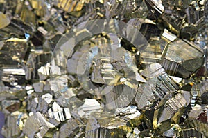 pyrite crystal texture