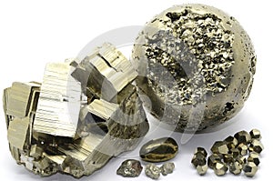 Pyrite specimens