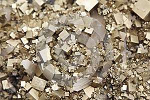 Pyrites with galena, calcite, quartz