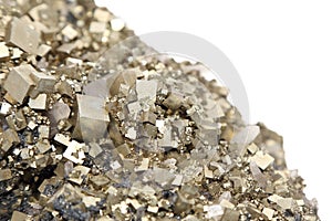 Pyrites with galena, calcite, quartz