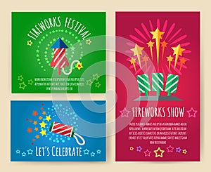 Pyrotechnics show posters