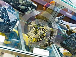 Pyrrhotite piece in mineralogy museum