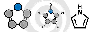 Pyrrole heterocyclic organic molecule