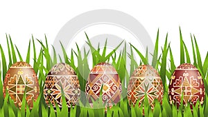 Pysanky easter eggs