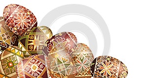 Pysanky easter eggs