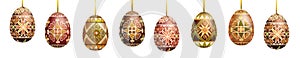 Pysanky easter eggs