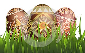 Pysanky easter eggs