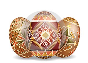 Pysanky easter eggs