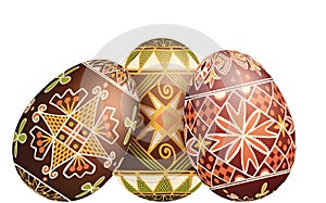 Pysanky easter eggs