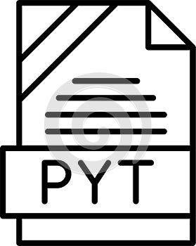 PYT Outline Vector Icon