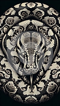 Python is a genus of constricting snakes in the Pythonidae family