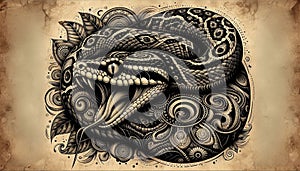 Python is a genus of constricting snakes in the Pythonidae family