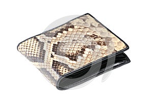 Python leather wallet photo