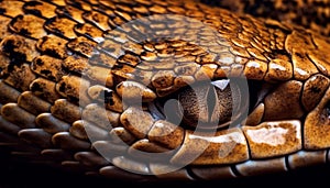 Python Snake portrait background, macro closeup of beautiful snake, wildlife,animal concept