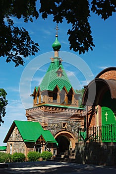 Pyukhtitsa orthodox monastery in Kuremae. Estonia. Europe