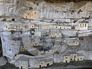 PÃ©rigord village in the rock reproduction