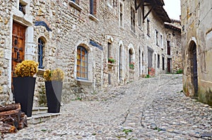 PÃ©rouges, medieval stone village of Ain, France