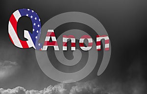 Q Anon deep state conspiracy concept