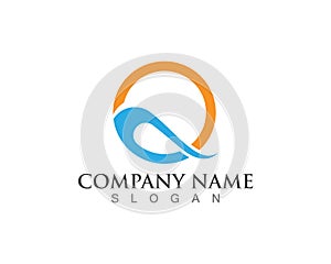 Q Letter Logo Template Vector icon