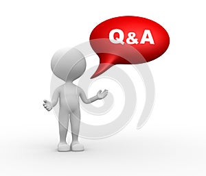 Q&A - Question and answer