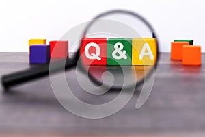 Q and A - Question and Answer With Magnification Glass