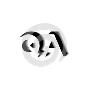 QA Monogram Shadow Shape Style