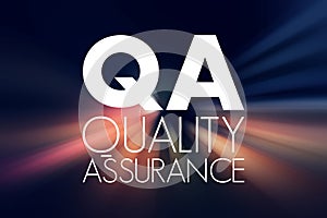 QA - Quality Assurance acronym