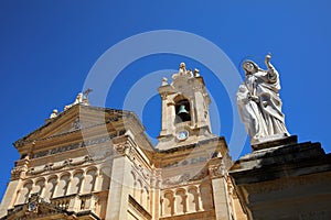 Qala Parish Church on Gozo. Malta photo