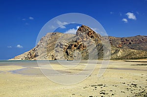 Qalansiyah Beach of Socotra island, Indian ocean, Yemen photo