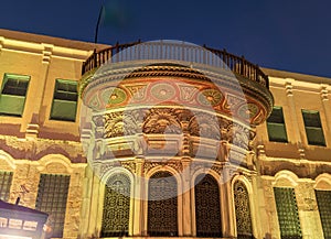 Qalawun complex,El Moez street at night. photo