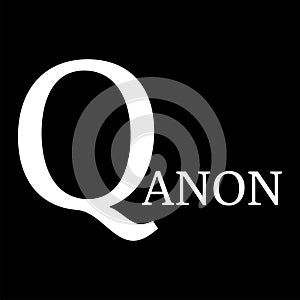 QAnon conspiracy theory. Vector Illustration EPS photo