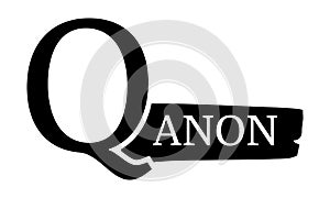 QAnon conspiracy theory. Vector Illustration EPS photo