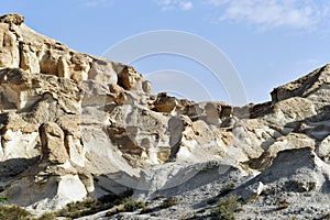 Qarah Mountain rocks from outside in the street side
