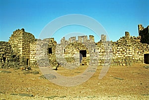 Qasr al-Azraq - medieval fort, Azraq, Jordan photo