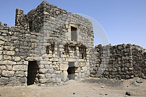 Qasr al-Azraq is one of the Desert castles in the east of Jordan