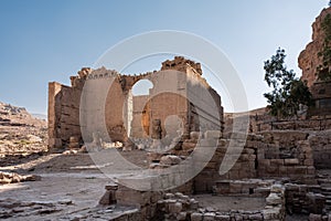 Qasr al Bint Firaun in Petra, Jordan