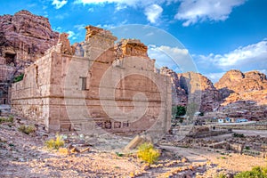 Qasr al Bint in Petra, Jordan