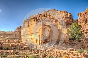 Qasr al Bint in Petra, Jordan